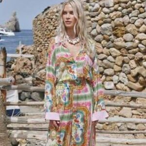 SPELL MADDELENA SHIRT DRESS/BLOUSE S